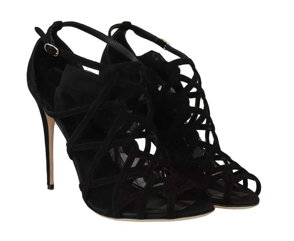 High heel shoe with ankle strap