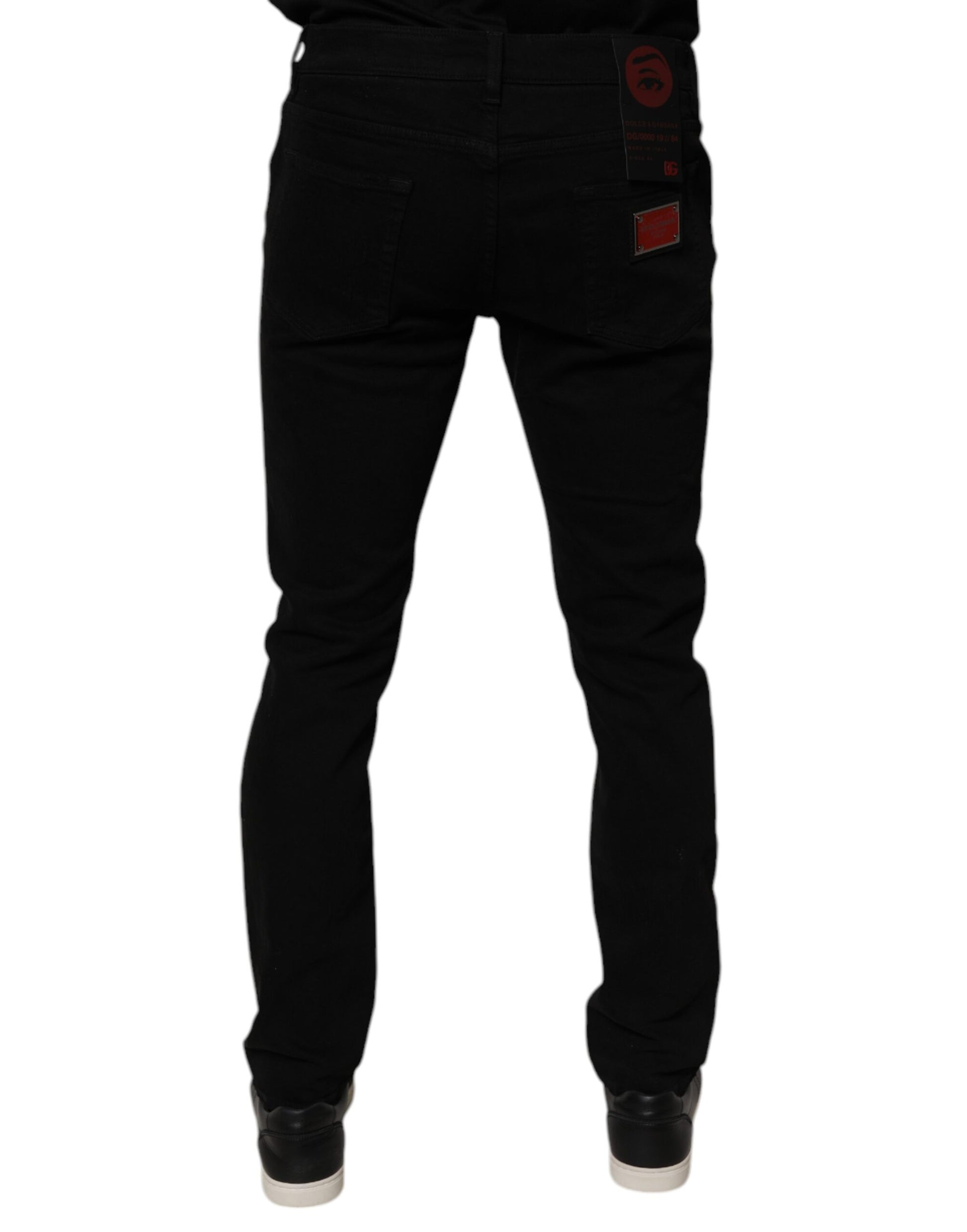 Pair of black jeans on a mannequin