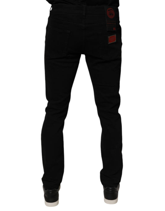 Pair of black jeans on a mannequin