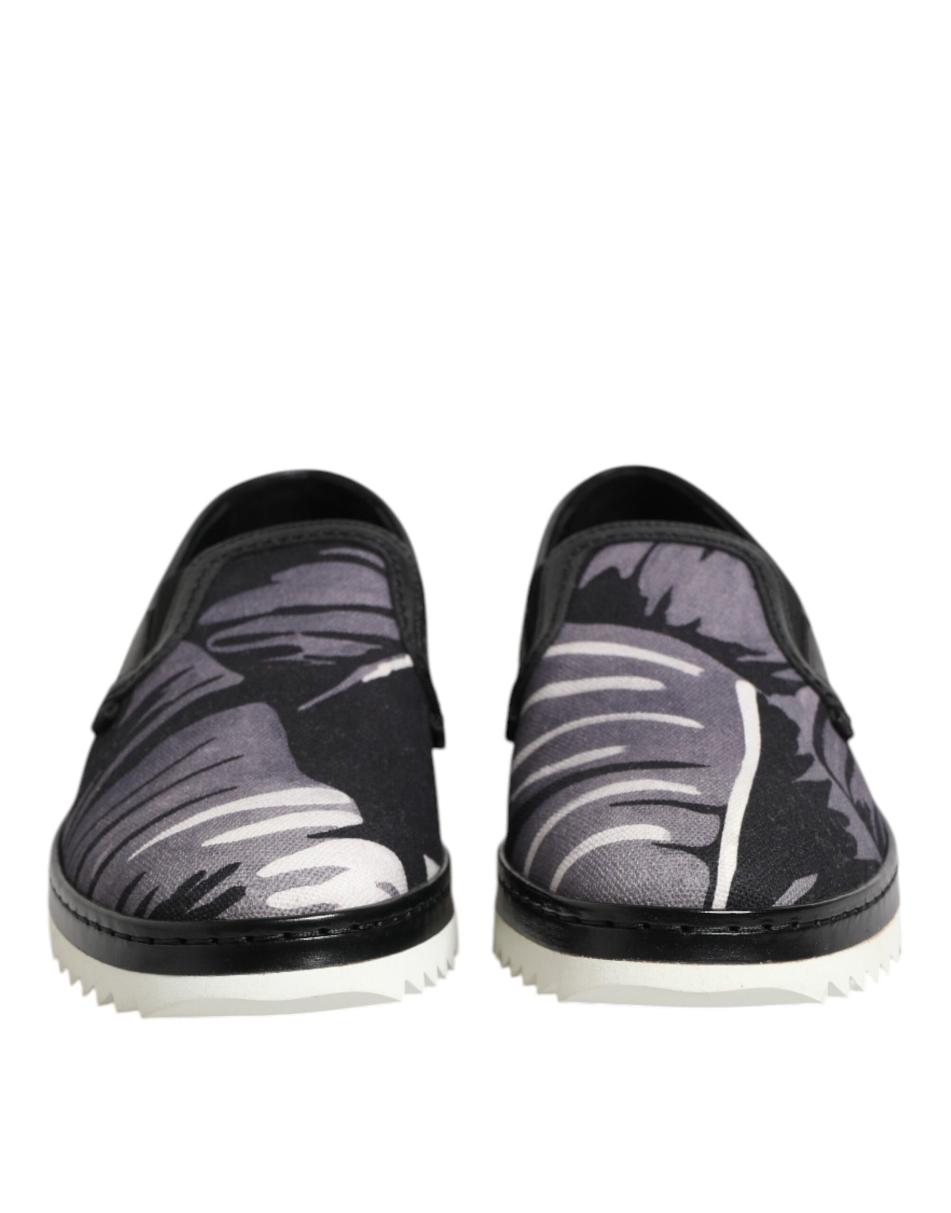 Pair of shoes with floral pattern on top