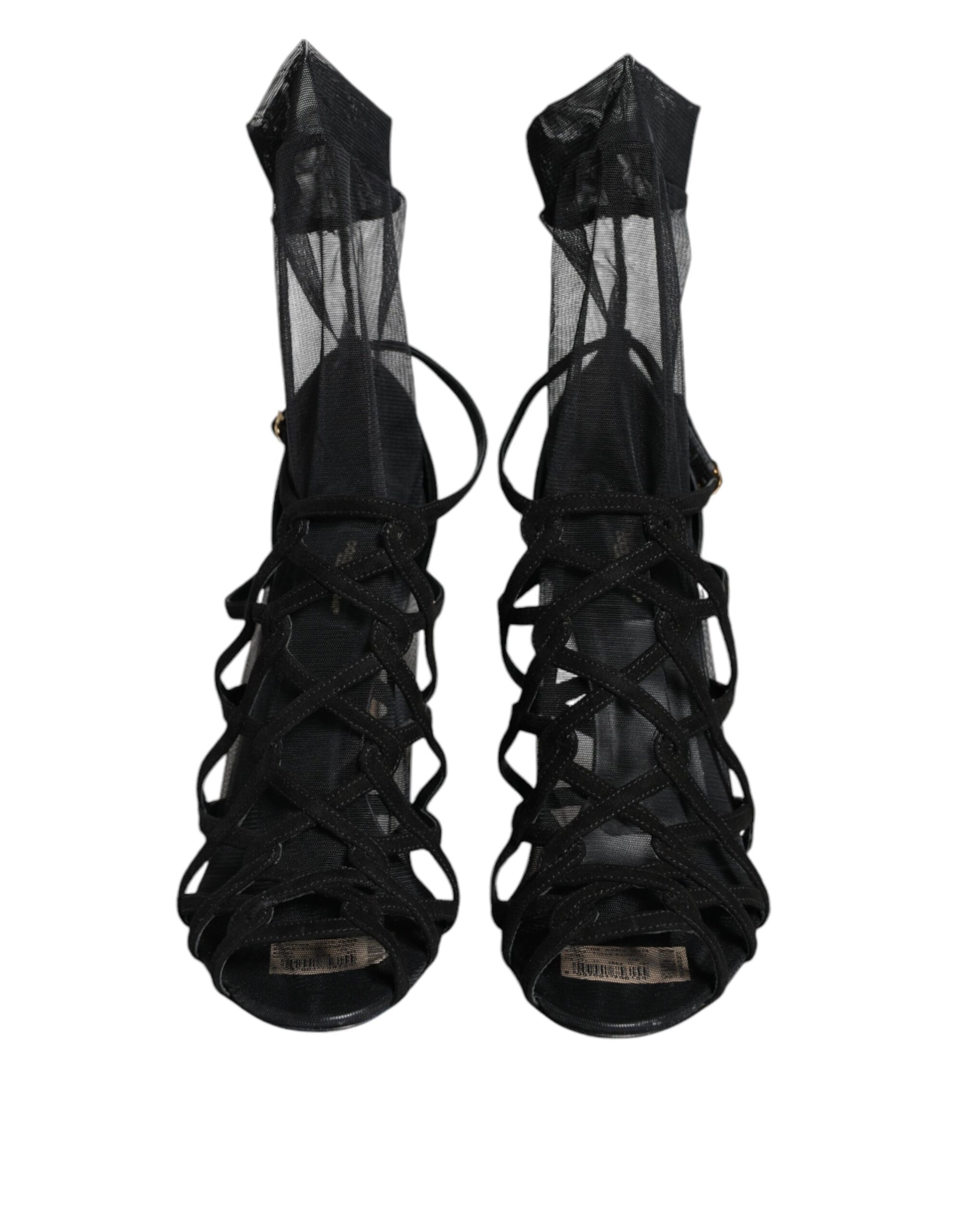 High heel shoes with straps