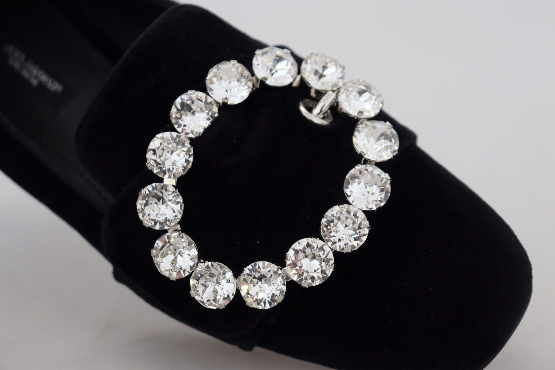 Jewelry on display with sparkling stones