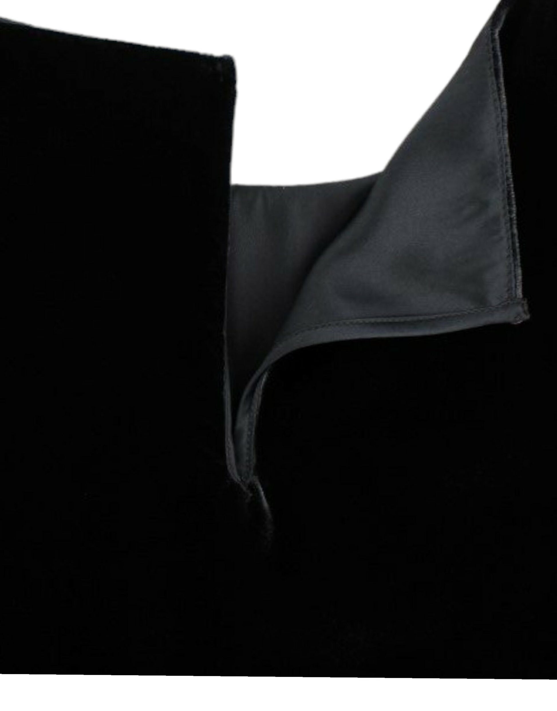 Black velvet pants