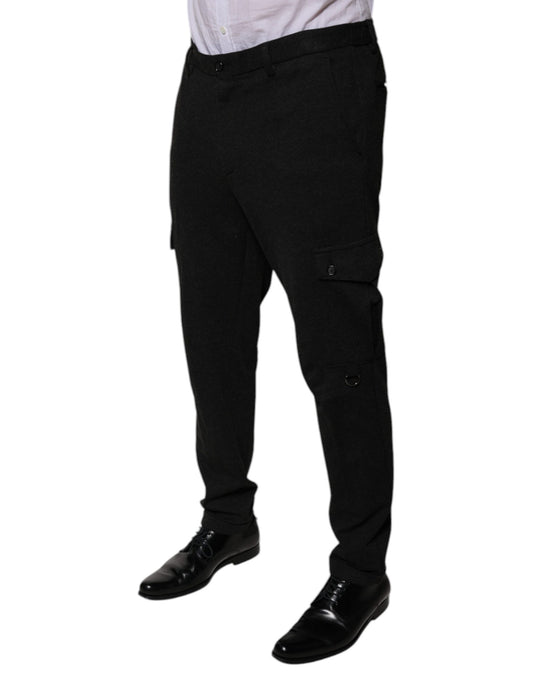 Man wearing black suit and shoes