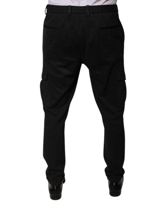 Pair of black cargo pants
