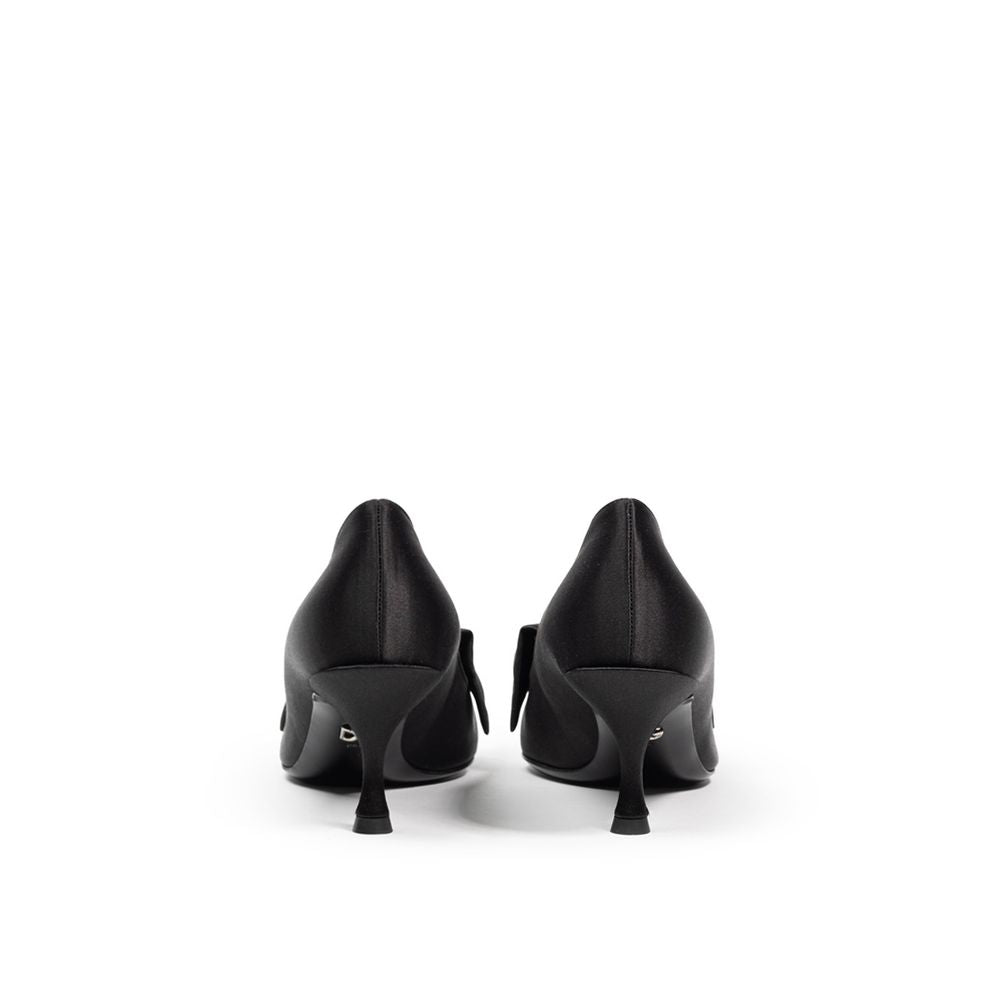 Pair of black high heel shoes