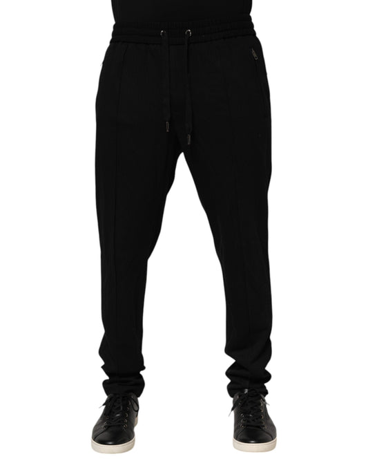 Black sweatpants on a mannequin