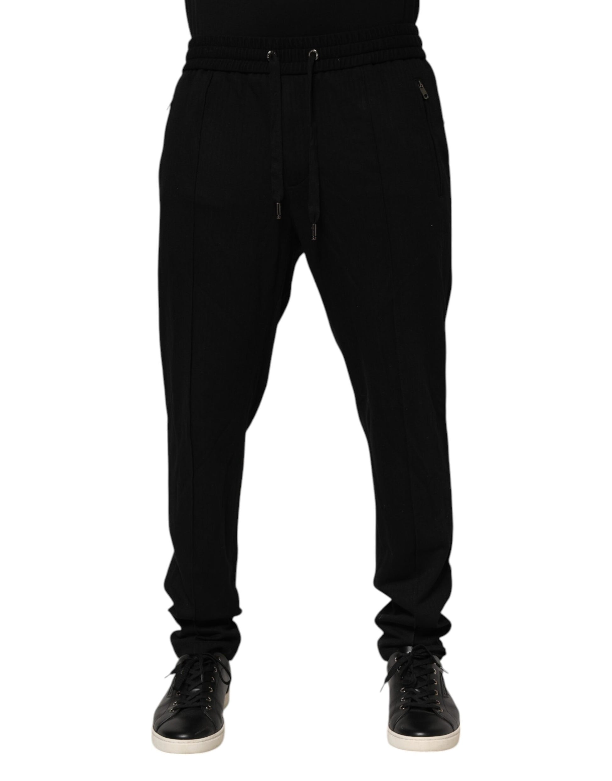 Black sweatpants on a mannequin