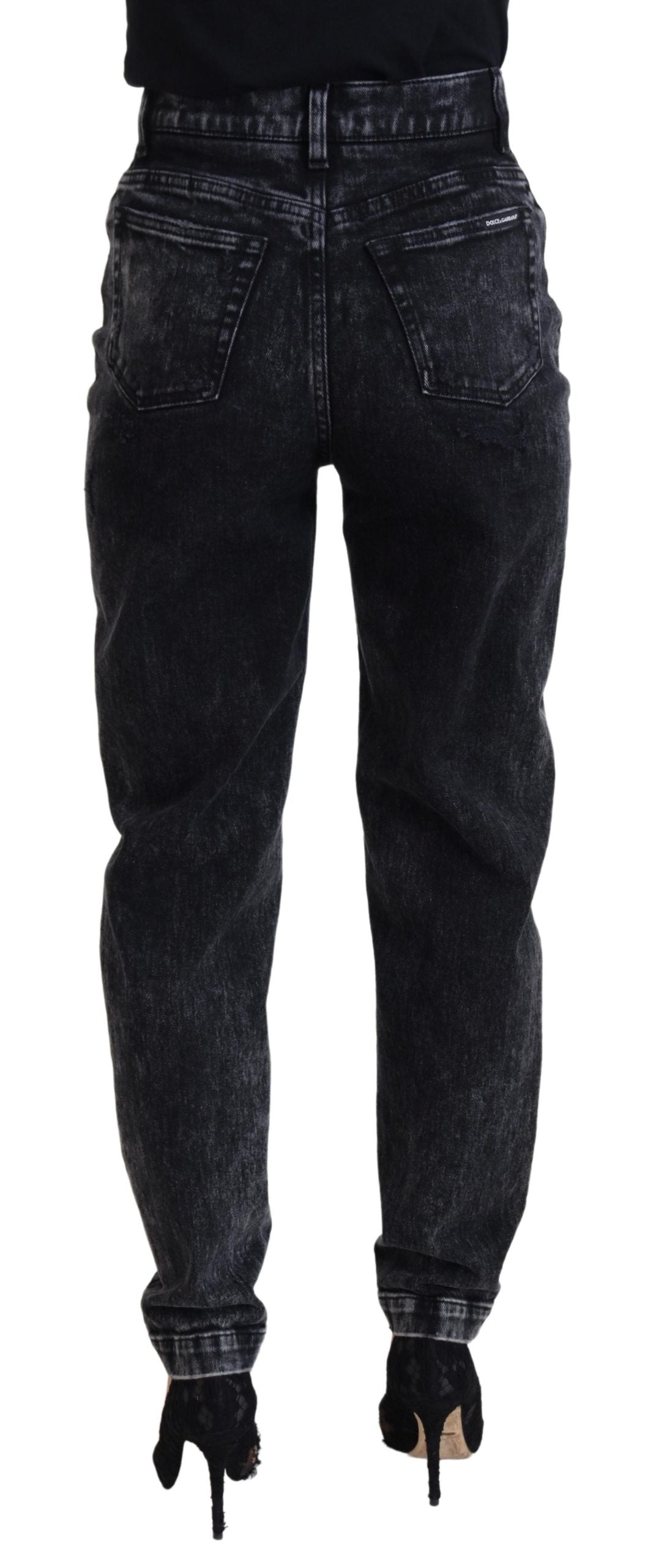Pair of blue jeans on a mannequin