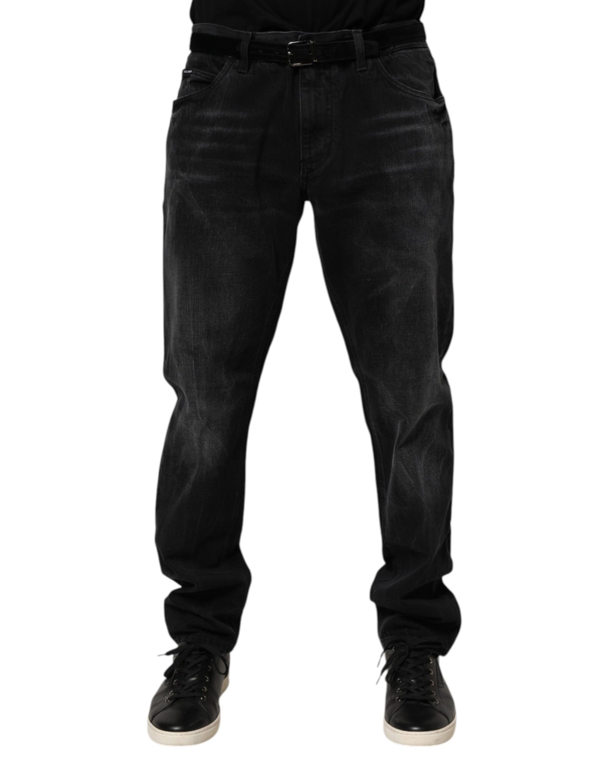 Pair of black jeans on a mannequin