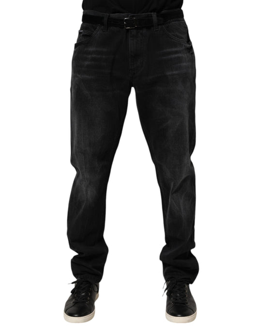 Pair of black jeans on a mannequin