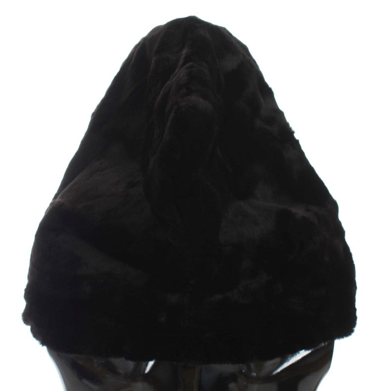 Furry winter hat