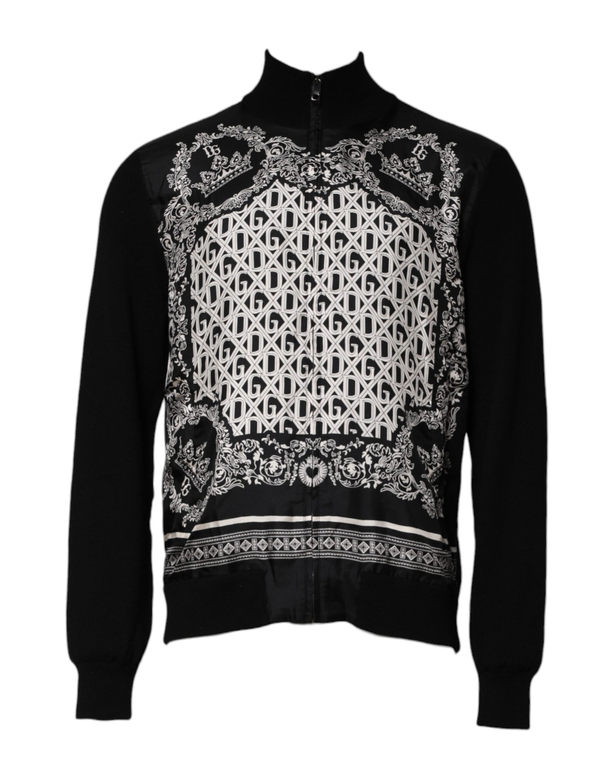 Black jacket with intricate embroidery on back