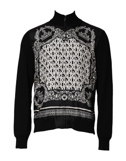 Black jacket with intricate embroidery on back