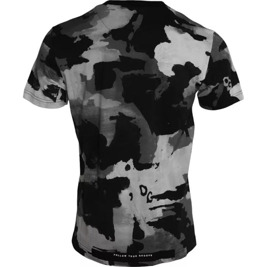 Camouflage print t-shirt