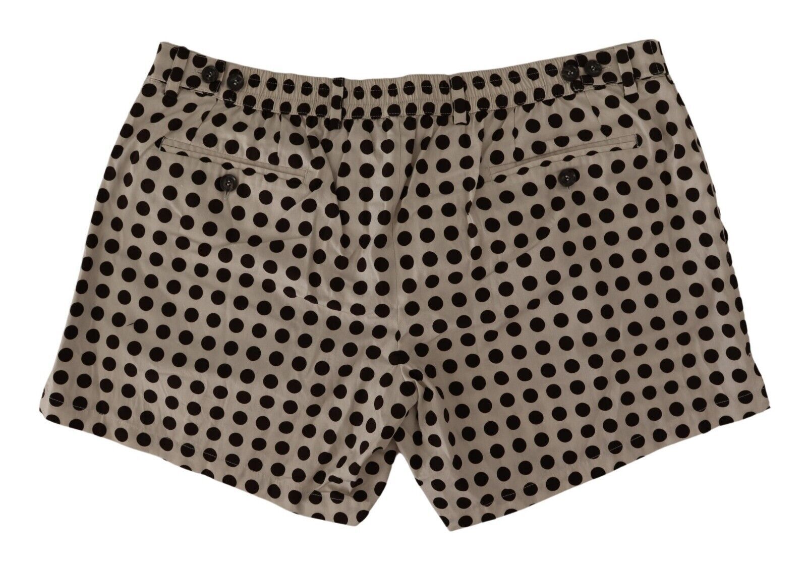 Shorts with polka dots pattern