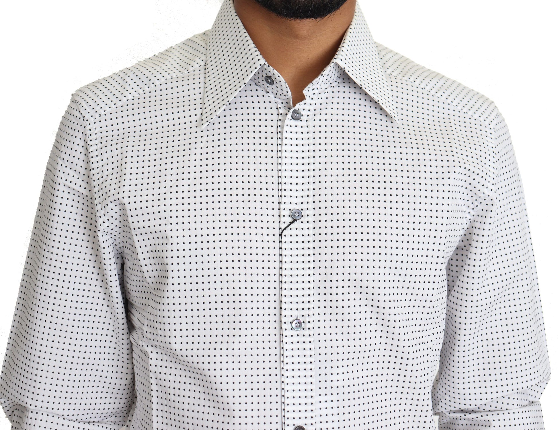 Man wearing a patterned shirt