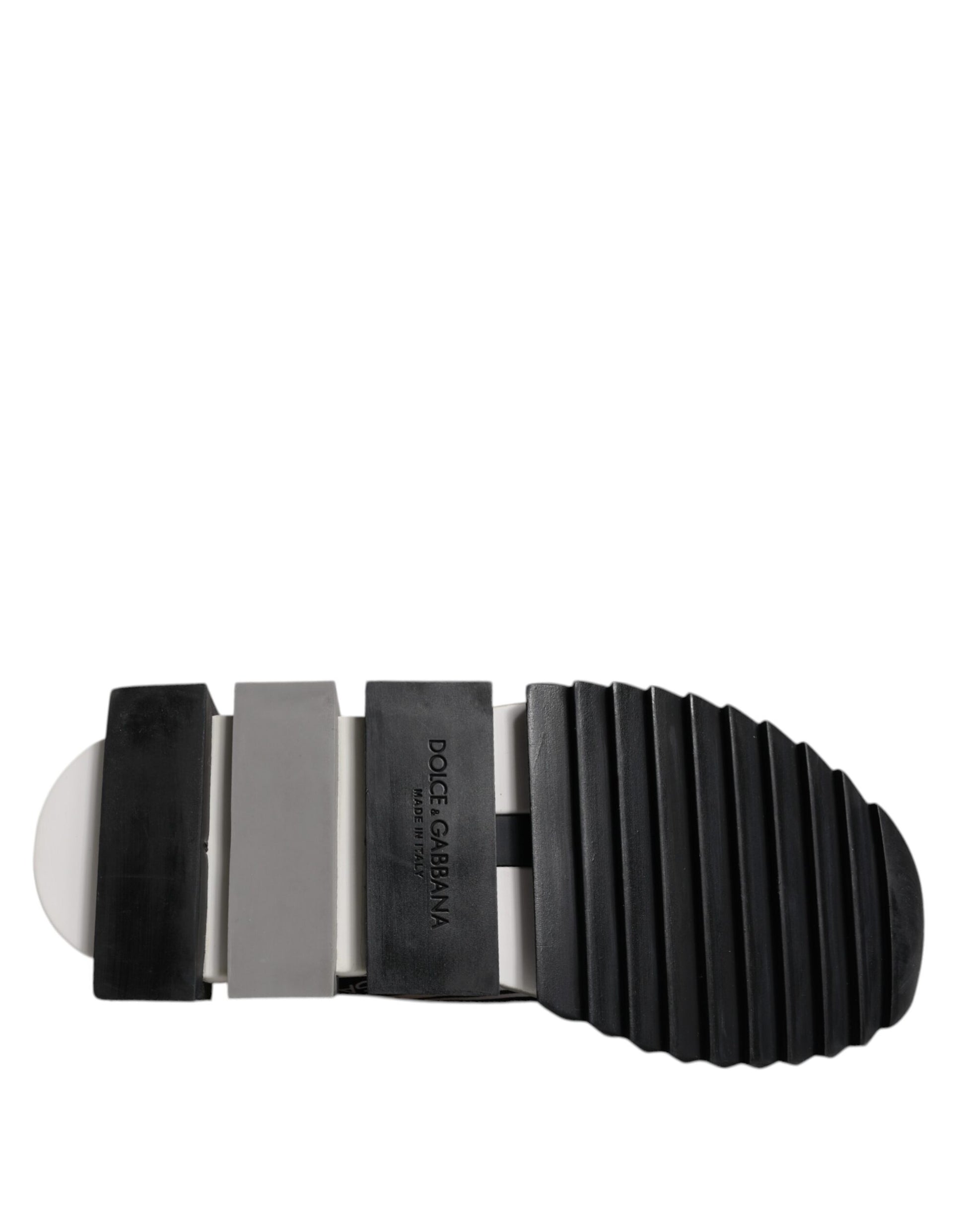 Black shoe sole on a white background