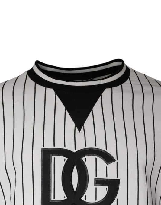 Black and white baseball jersey with DG logo on front