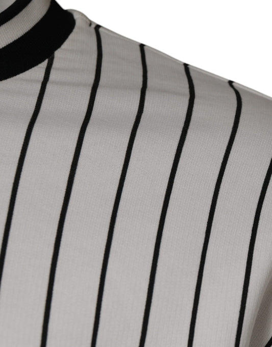 Striped sleeve on a shirt