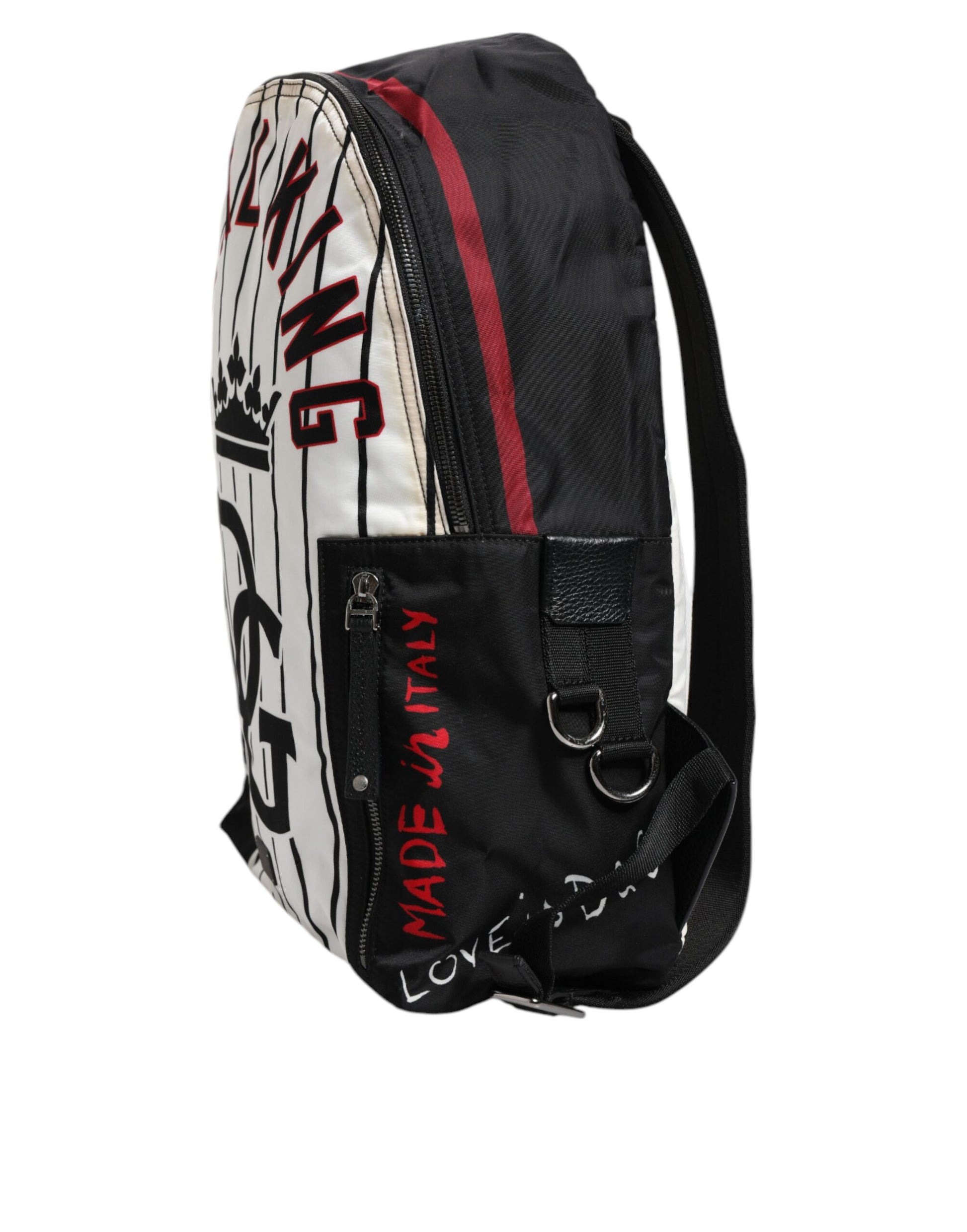 Backpack with multiple pockets and straps for carrying on back
