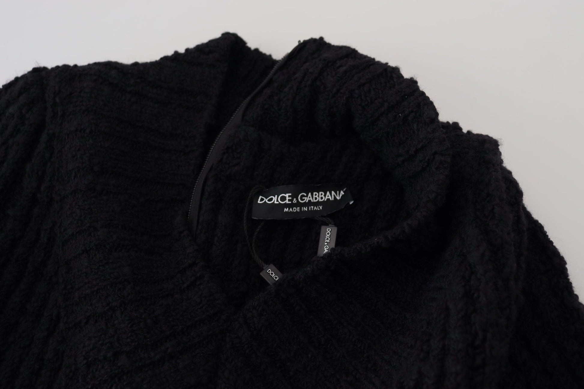 Black fleece zip up jacket