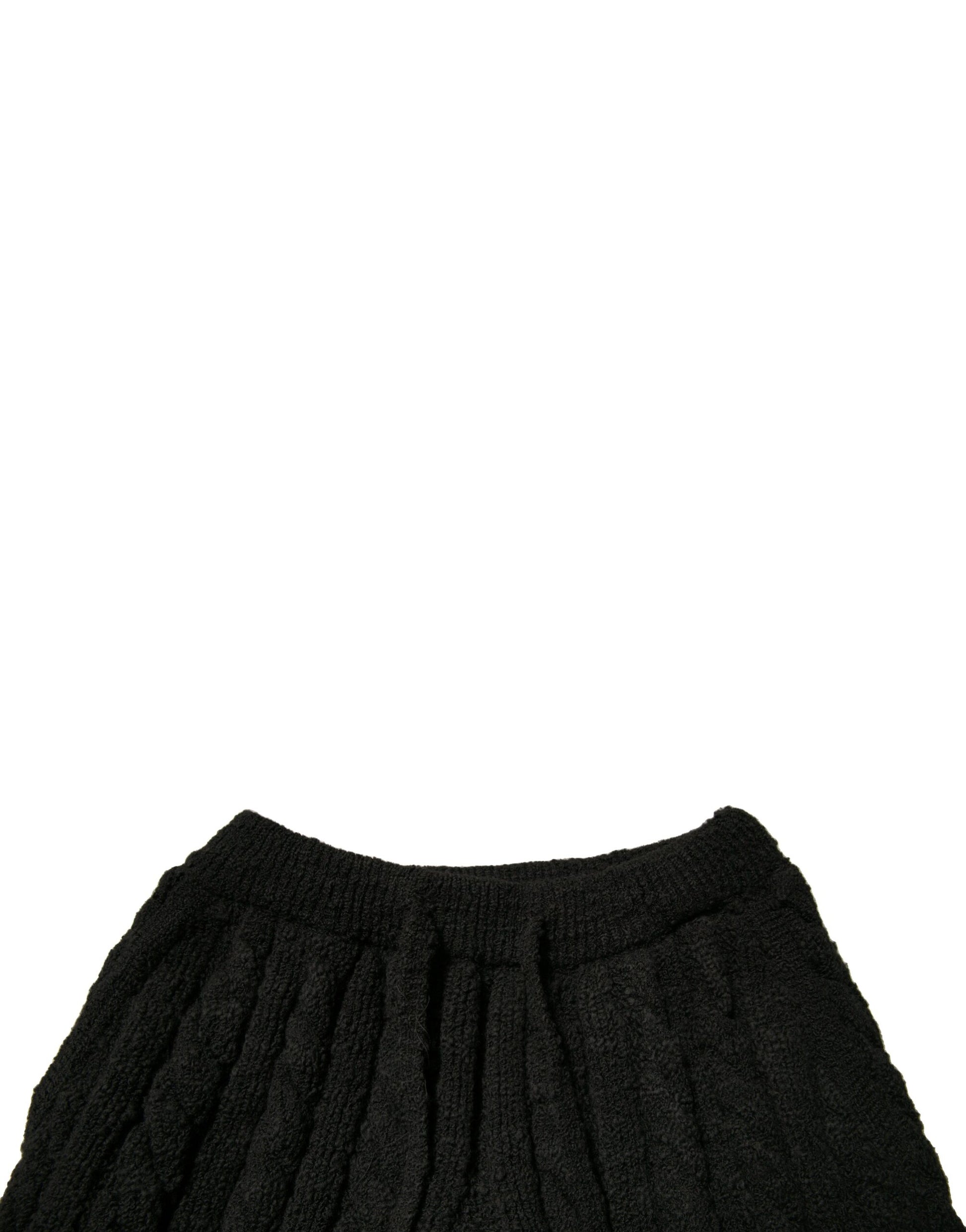 Black pleated skirt