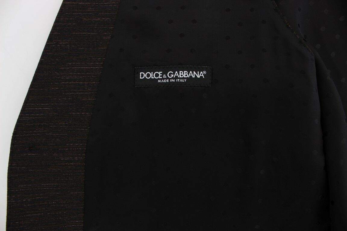 A black wool vest with a logo on the front, featuring a textured pattern and a zippered front