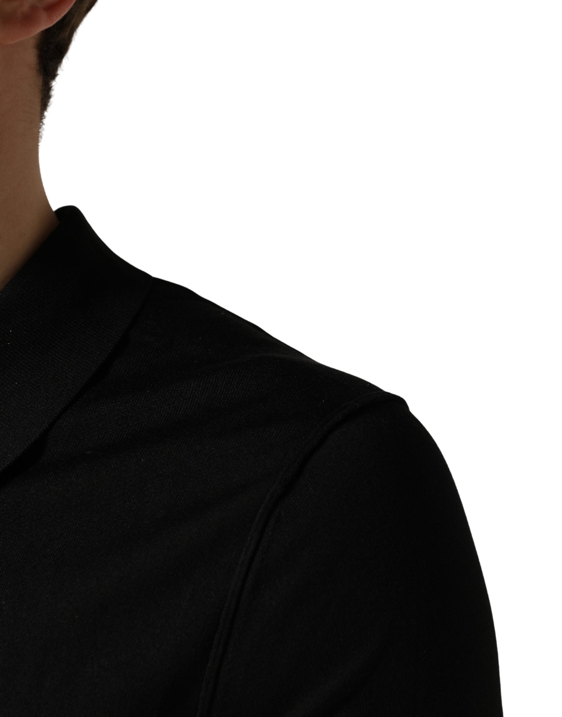 Man wearing dark jacket