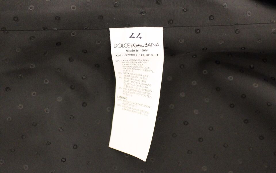 A black wool silk stretch dress vest blazer with a tag