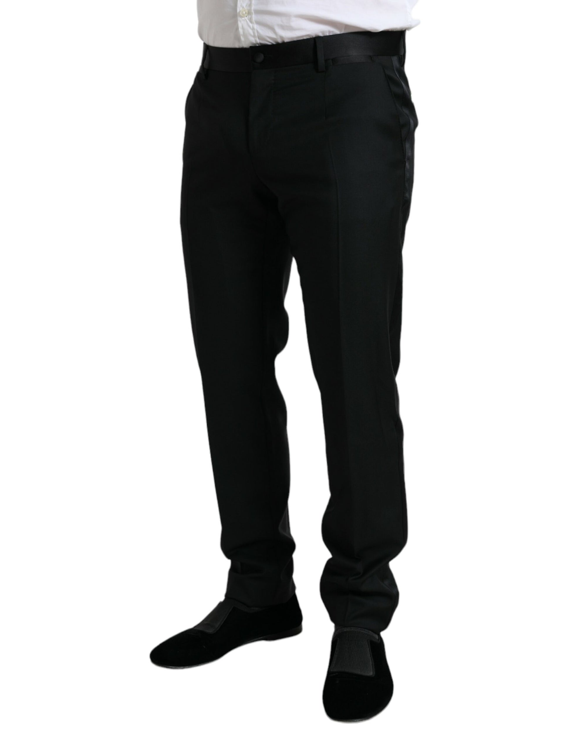Man wearing black dress pants