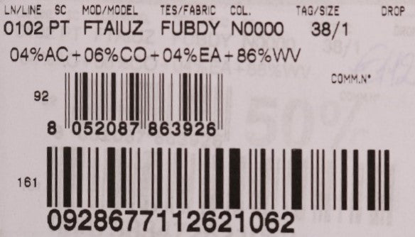 Barcode on a package