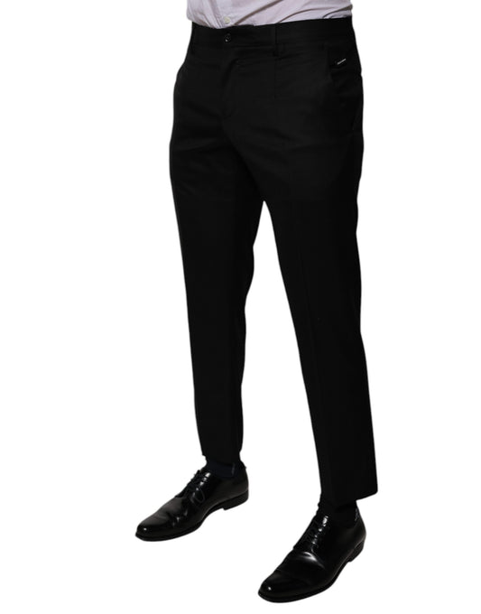 Man wearing black dress pants