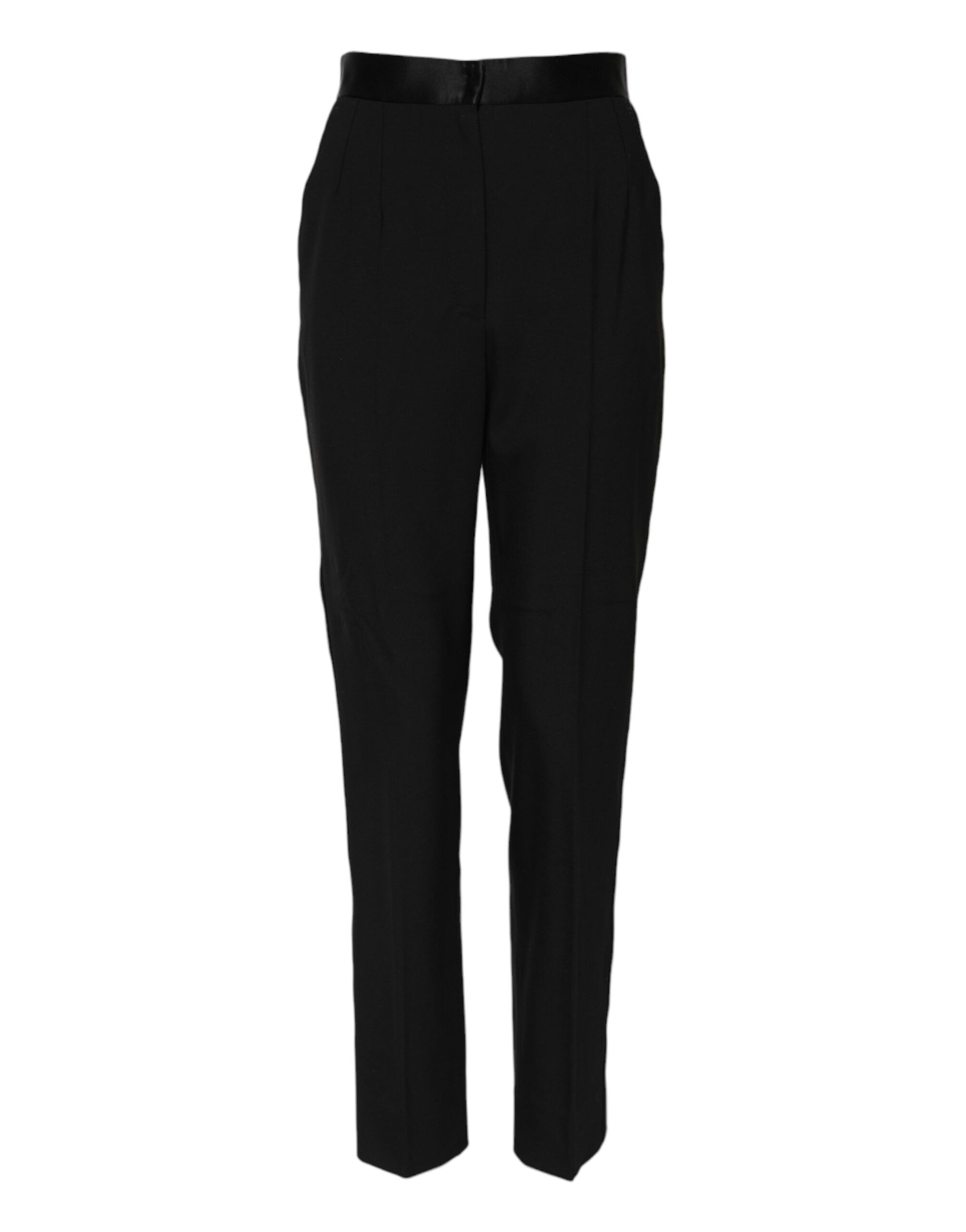 Black pants with a checkered pattern on the side