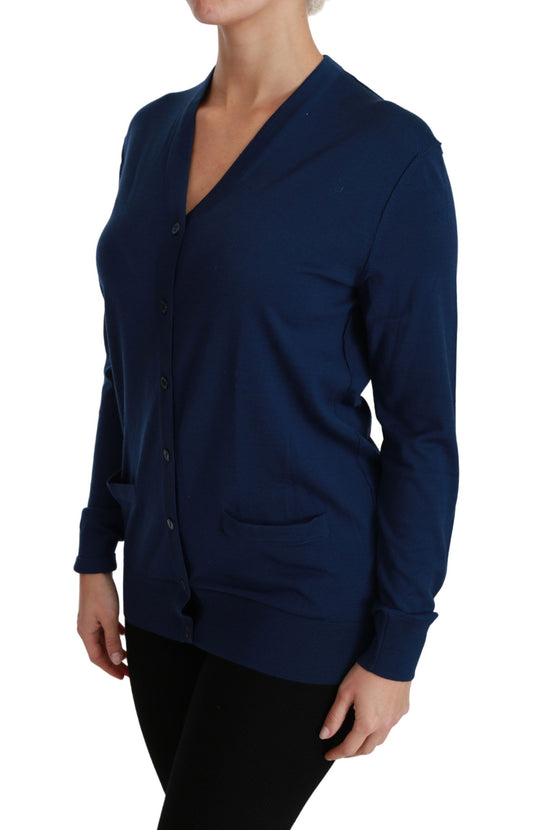 Woman wearing blue shirt