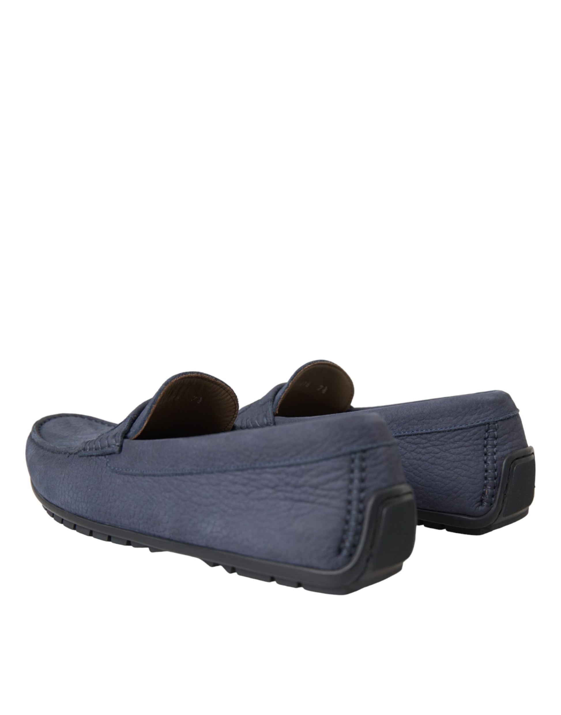 Blue slipper shoes with brown straps