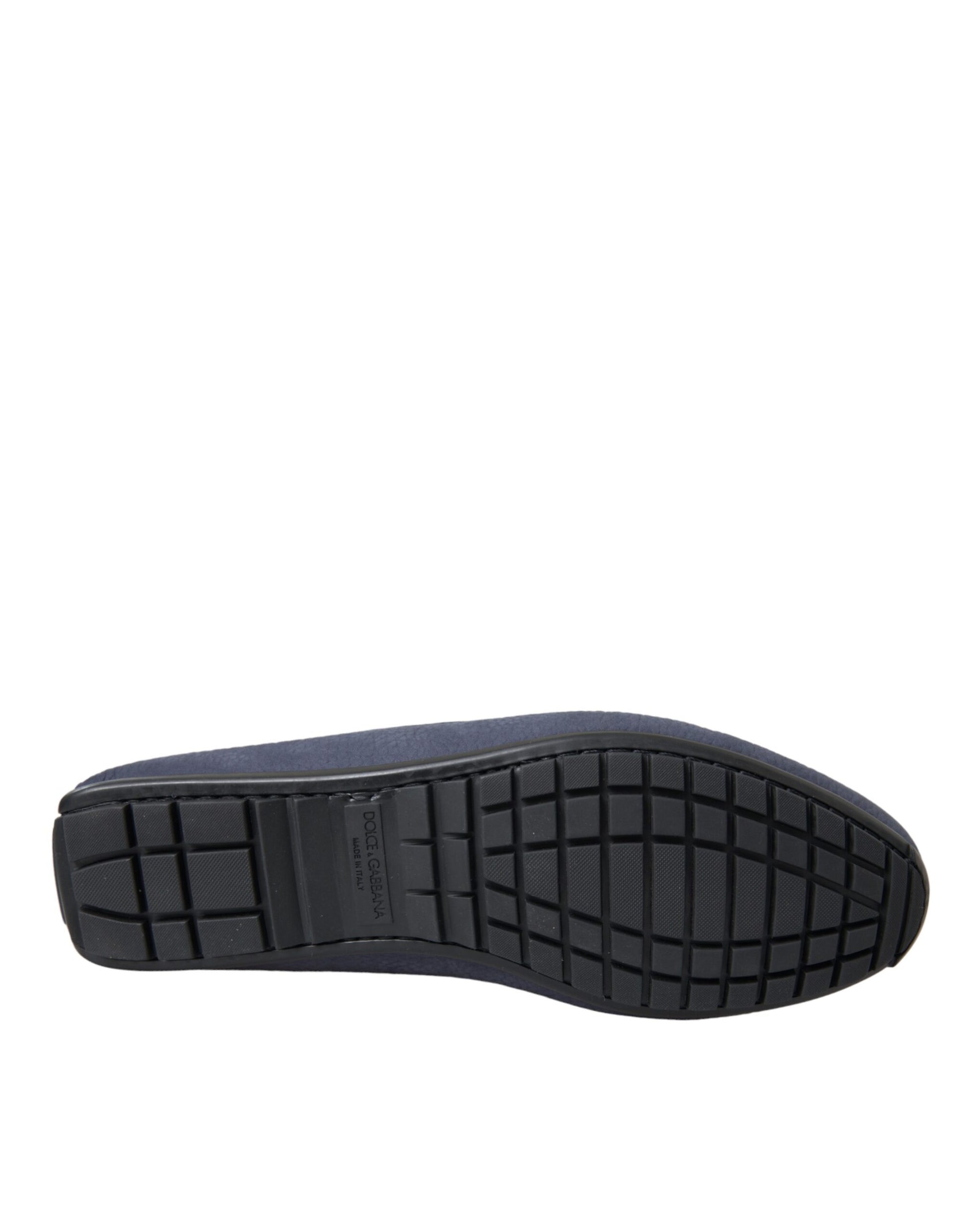 Black shoe with a black sole