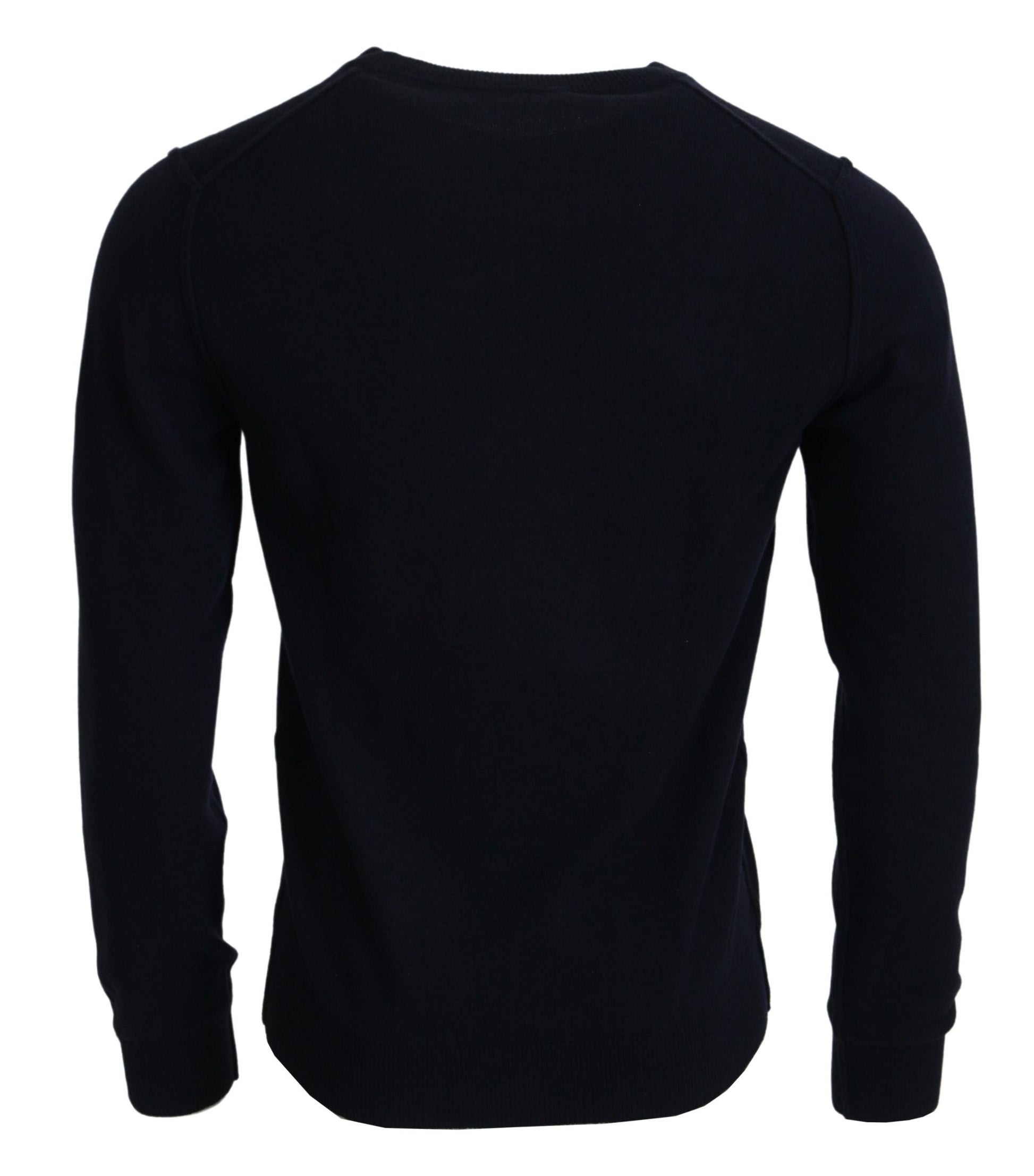 Navy blue long sleeve sweater