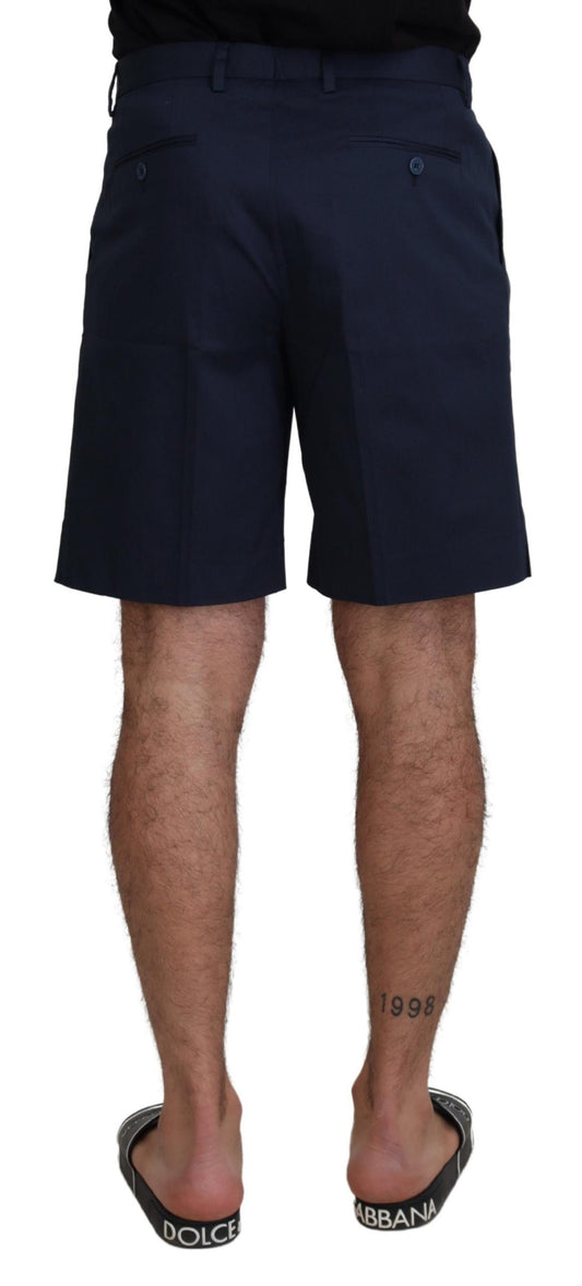 Pair of black shorts on a mannequin