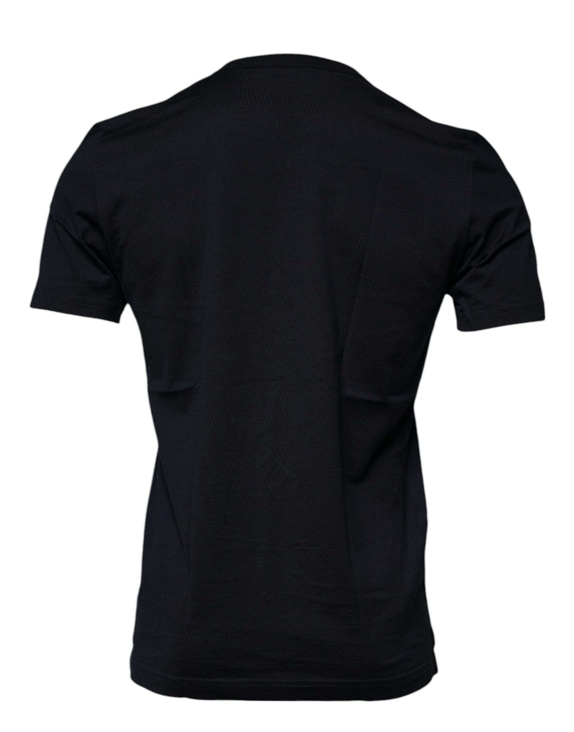 Black short sleeved shirt on a mannequin