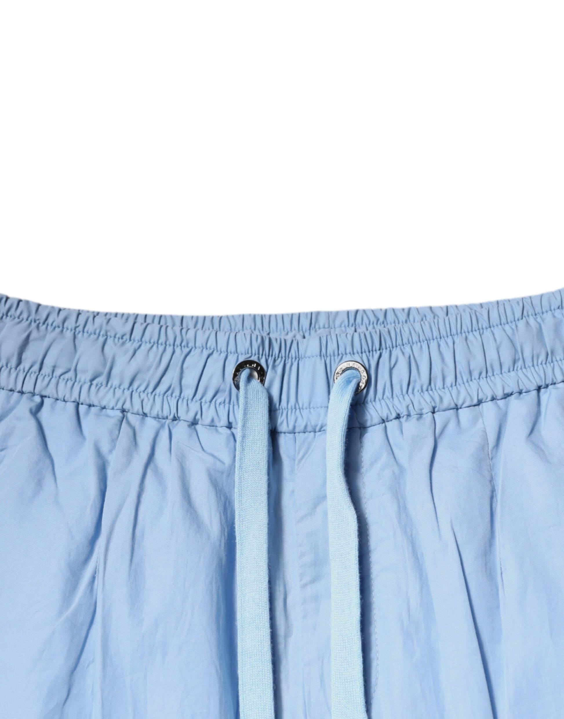 Blue drawstring pants