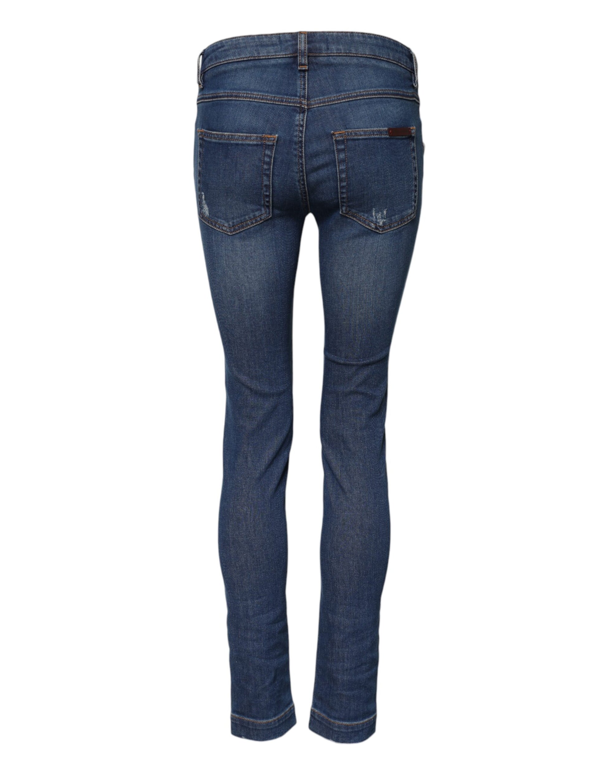 Pair of blue jeans on a mannequin