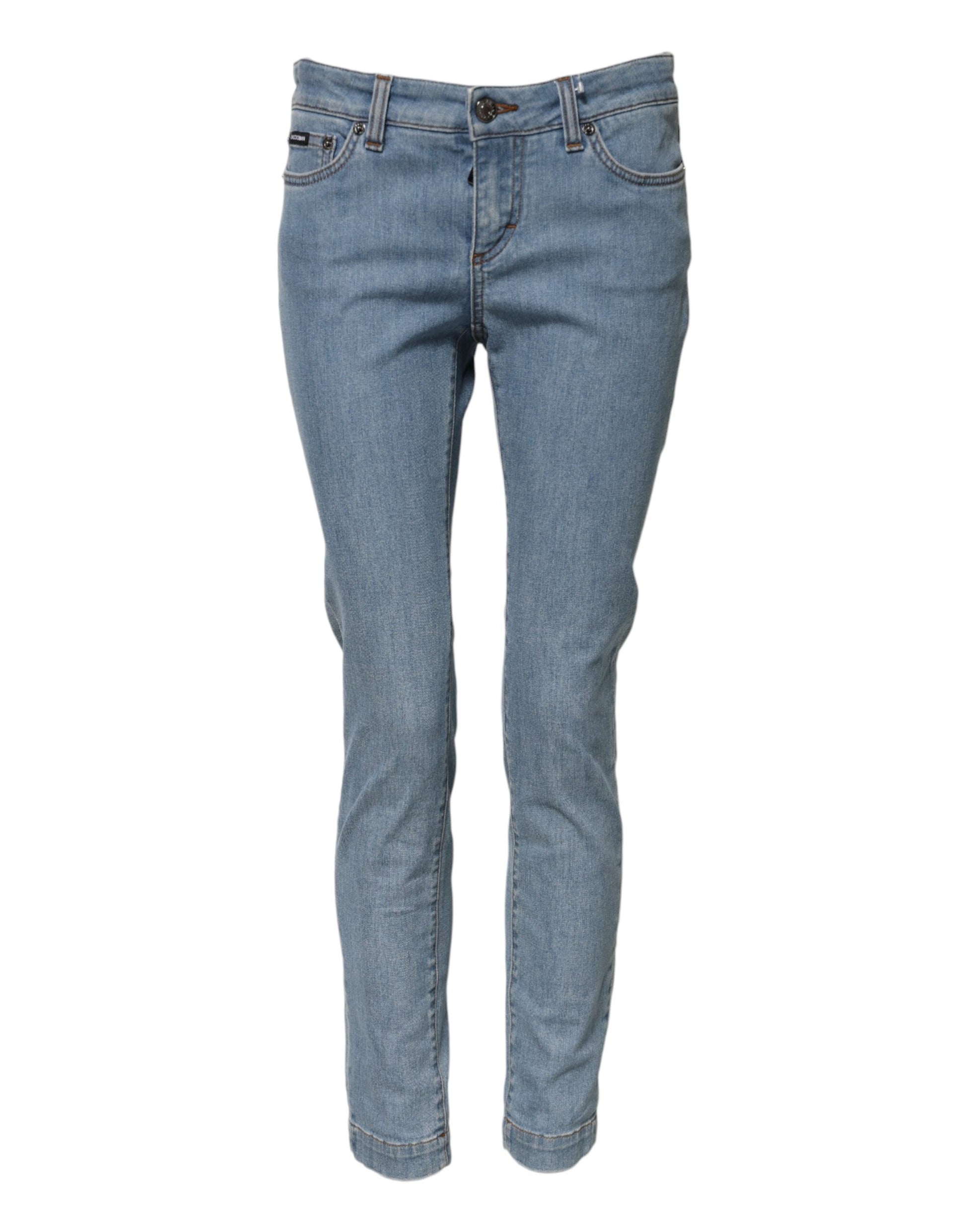 Pair of blue denim jeans