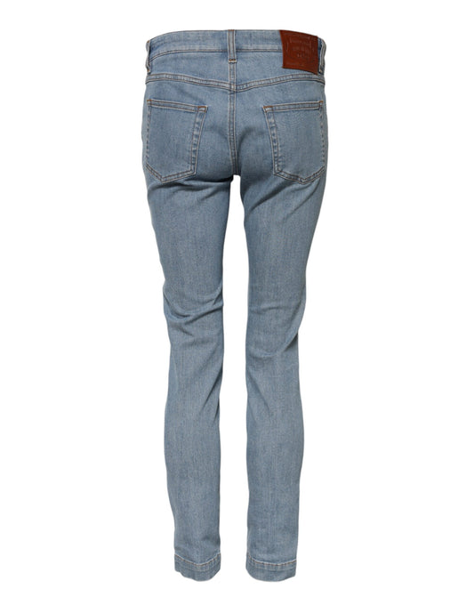Pair of blue jeans on a mannequin