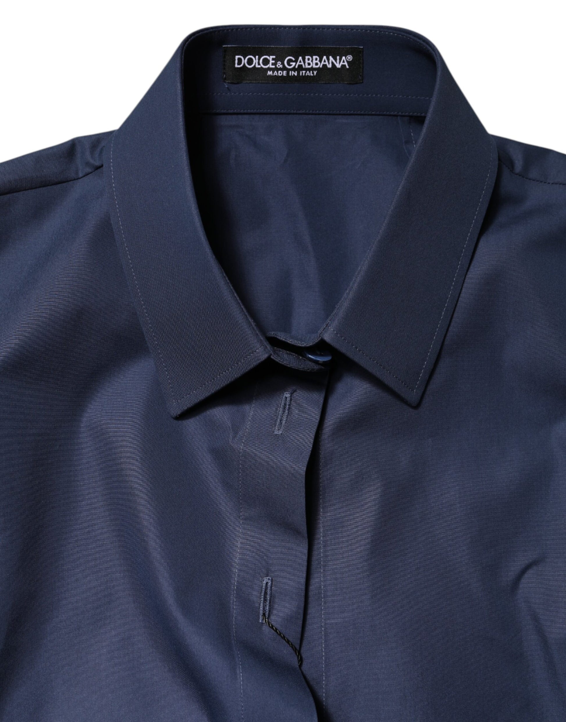 Blue shirt on hanger