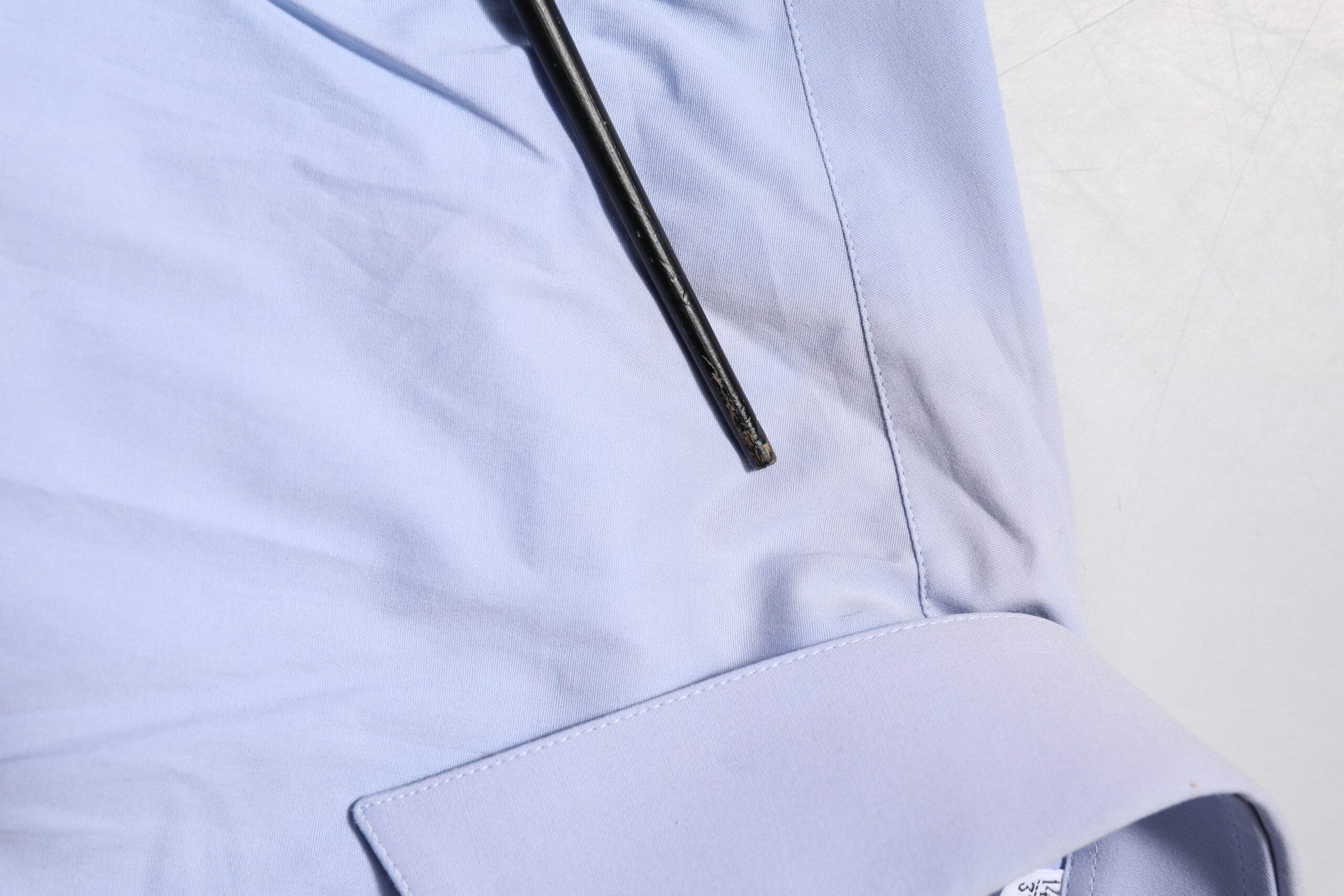 A blue cotton dress shirt with long sleeves from the brand Dolce & Gabbana