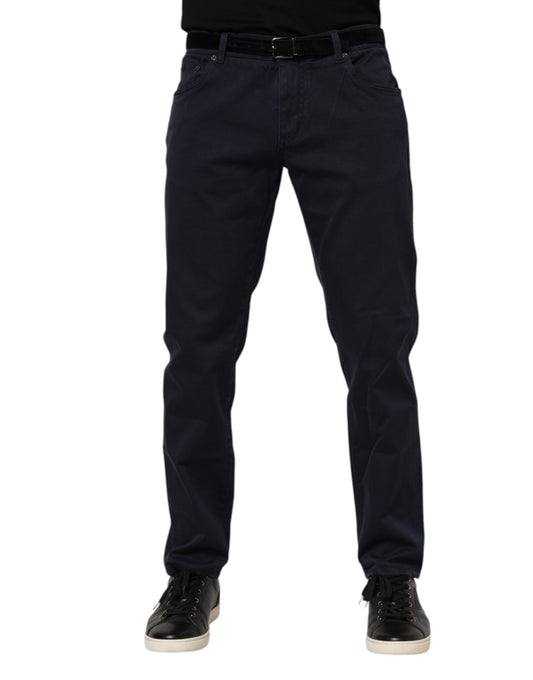 Pair of dark blue dress pants