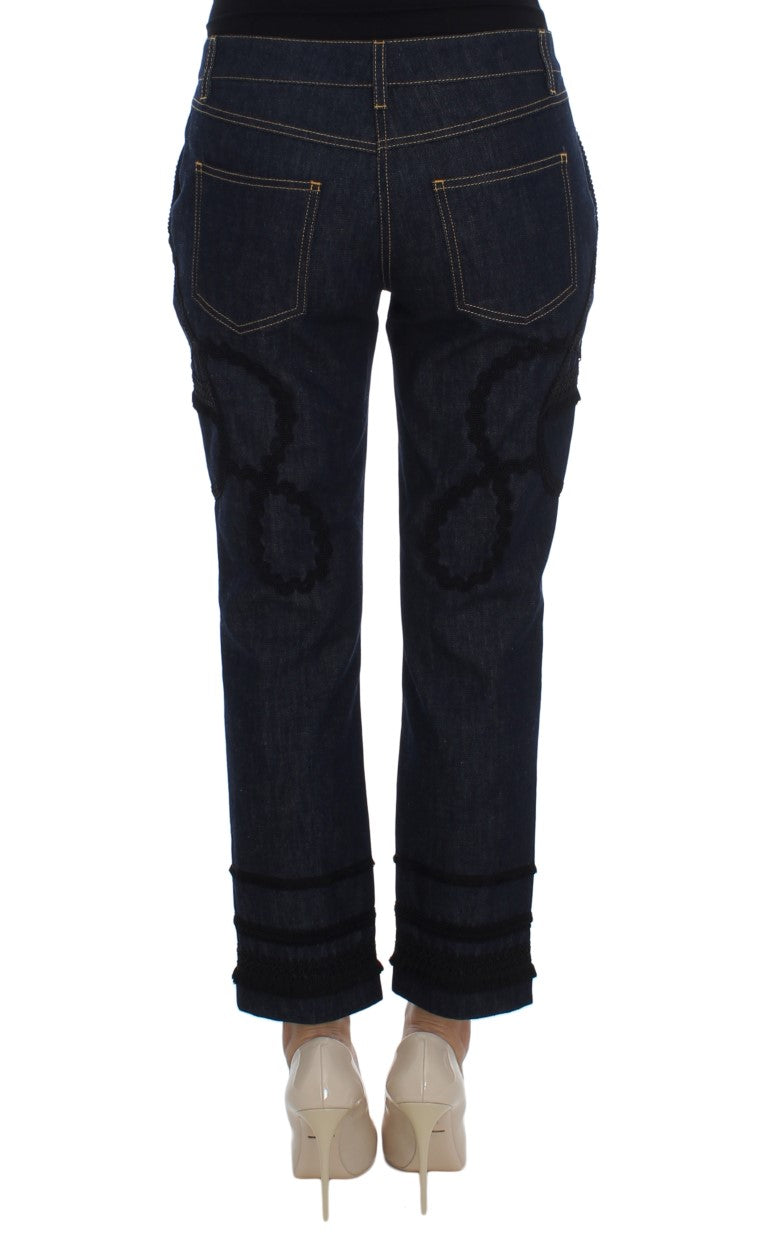 Pair of blue jeans on a mannequin