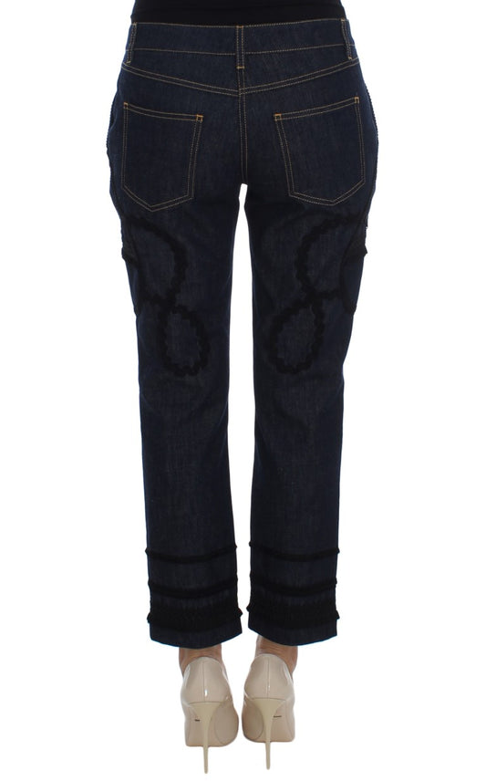 Pair of blue jeans on a mannequin