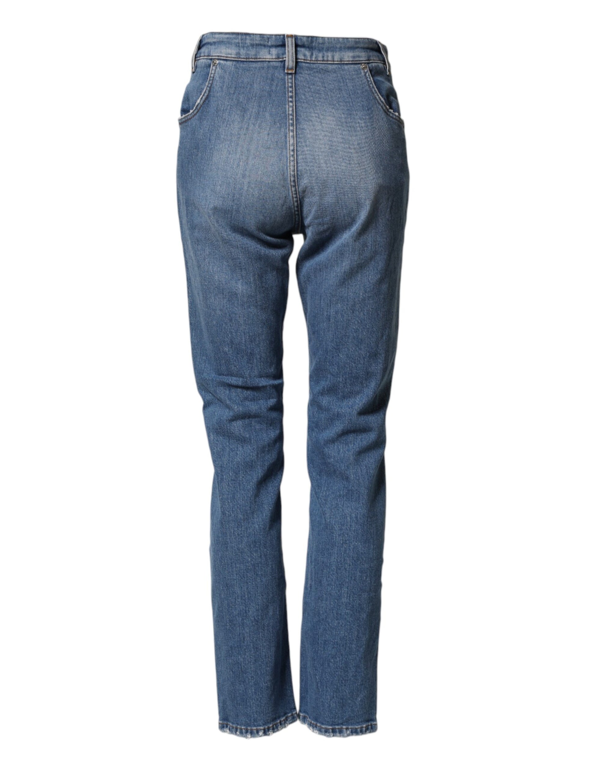 Pair of blue jeans on a mannequin